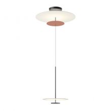 Flat lampa wisząca czerwona 3x25W led 2700K 9897lm cri >90 ściemnialna